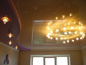 зеркальный потолок в комнату